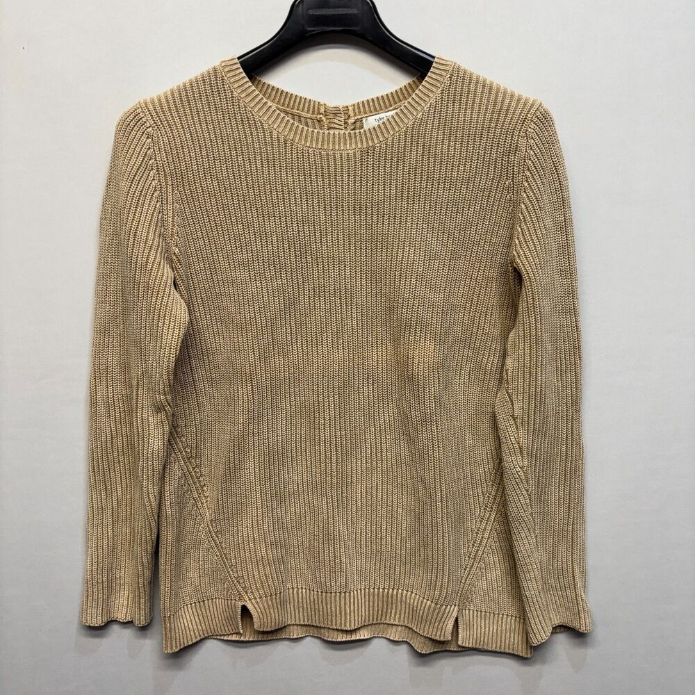 Tyler Boe Women Pullover Knit Sweater Size Large 100% Cotton D085 -21